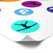 Gymnastikblase Poster (Ecke)