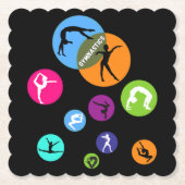 Gymnastikblase Untersetzer (Vorderseite)