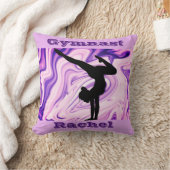 Gymnastikboden, Beam, Vault, Bars nach Maß Lila Kissen (Decke)