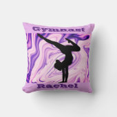 Gymnastikboden, Beam, Vault, Bars nach Maß Lila Kissen (Vorderseite)