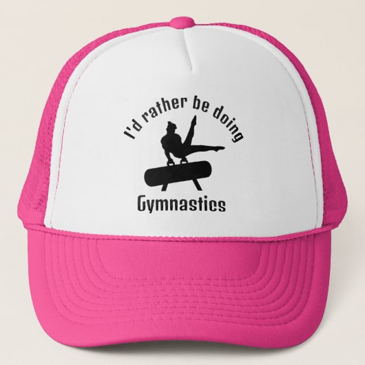 Gymnastikdesign-Hut Truckerkappe (Vorderseite)