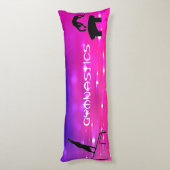 Gymnastikereignisse Personalisiertes Kissen (Rückseite (Vertikal))