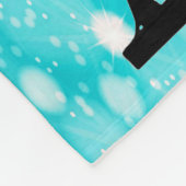 Gymnastikfähigkeiten Fleece Blankon mit Namen (Ecke)