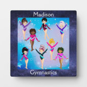 Gymnastikfreunde: Diese Gymnastik sieht aus wie wi Fotoplatte (Vorderseite)