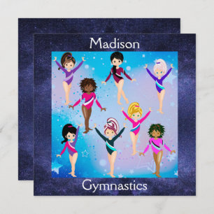 Gymnastikfreunde: Diese Gymnastik sieht aus wie wi Karte