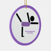 Gymnastikgeschenke, Gymnastikdarsteller nach Maß Keramik Ornament (Rechts)