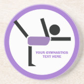 Gymnastikgeschenke, Gymnastikdarsteller nach Maß Untersetzer (Vorne)