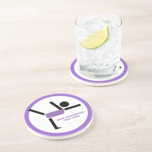 Gymnastikgeschenke, Gymnastikdarsteller nach Maß Untersetzer (Seite)