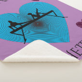 Gymnastikherzen & Gymnast Sonderdecke. Sherpadecke (3/4)