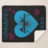 Gymnastikherzen & Gymnast Sonderdecke. Sherpadecke (Vorderseite (Horizontal))