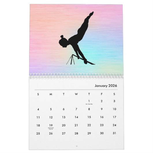 Gymnastikkalender Kalender (Jan 2026)