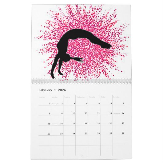 Gymnastikkalender Kalender (Feb 2026)