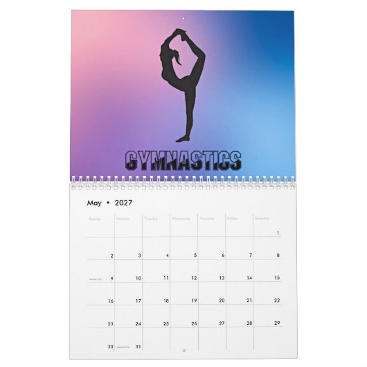 Gymnastikkalender Kalender (Mai 2027)