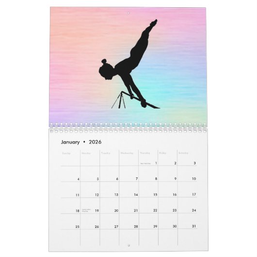 Gymnastikkalender Kalender (Jan 2026)