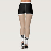 Gymnastikklassenschranken mit Socken Leggings (Rückseite)