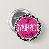 Gymnastikknopf-Button "Gymnastgeschenke " Button (Vorne & Hinten)