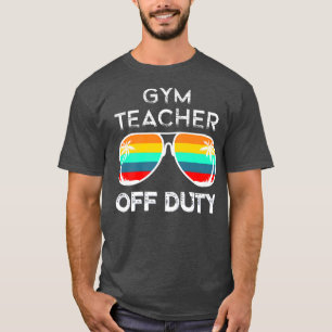 Gymnastiklehrer von der Pflicht Körperliche Bildun T-Shirt
