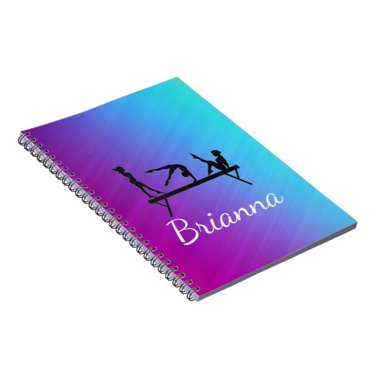 Gymnastikleuchter Notizblock (Rechte Seite)