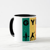 Gymnastikliebhaber Tasse (Vorderseite Links)