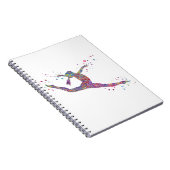 Gymnastikmädchen Notizblock (Rechte Seite)