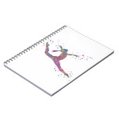 Gymnastikmädchen Notizblock (Linke Seite)