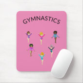 Gymnastikmaus mit 6 Gymnast! Mousepad (Mit Mouse)