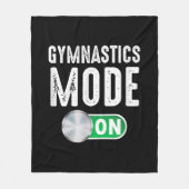 Gymnastikmodus Cool Gymnastiktrainer Fleecedecke (Vorderseite)