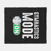 Gymnastikmodus Cool Gymnastiktrainer Fleecedecke (Vorderseite (Horizontal))