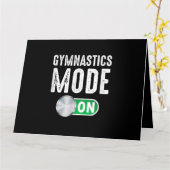 Gymnastikmodus Cool Gymnastiktrainer Karte (Gelbe Blume)