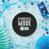 Gymnastikmodus Cool Gymnastiktrainer Pappteller (Party)