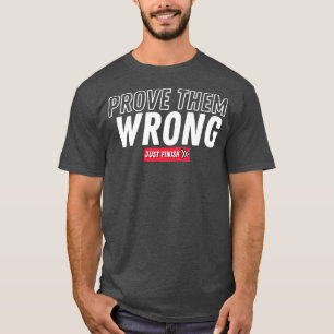Gymnastikmotivierung Workout - Beweise für Fehler  T-Shirt