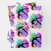 Gymnastikpapier Geschenkpapier Set (Beispiel)