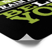 Gymnastikplakat, Motivierend Trainer Poster (Ecke)