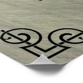 Gymnastikplakat zur Fitness #016 Poster (Ecke)