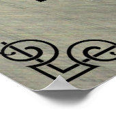 Gymnastikplakat zur Fitness #025 Poster (Ecke)