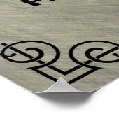 Gymnastikplakat zur Fitness #027 Poster (Ecke)