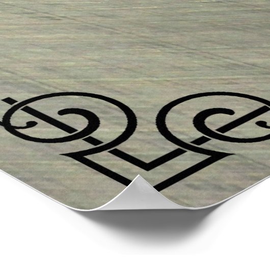 Gymnastikplakat zur Fitness #036 Poster (Ecke)