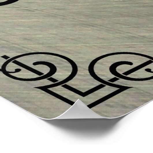 Gymnastikplakat zur Fitness #043 Poster (Ecke)