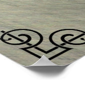 Gymnastikplakat zur Fitness #052 Poster (Ecke)