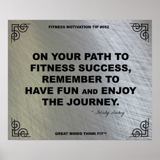 Gymnastikplakat zur Fitness #052 Poster (Vorne)