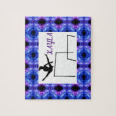 Gymnastikpuzzle für Mädchen personalisiert. Puzzle (Vertikal)