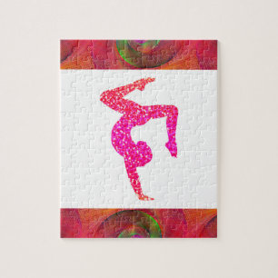 Gymnastikpuzzle für Mädchen. Puzzle