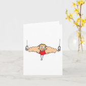 Gymnastikrennen Karte (Gelbe Blume)