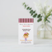 Gymnastikschule Visitenkarte (Stehend Vorderseite)