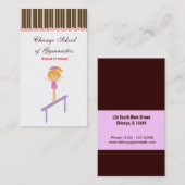 Gymnastikschule Visitenkarte (Vorne/Hinten)