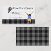 Gymnastikschule Visitenkarte (Vorne/Hinten)