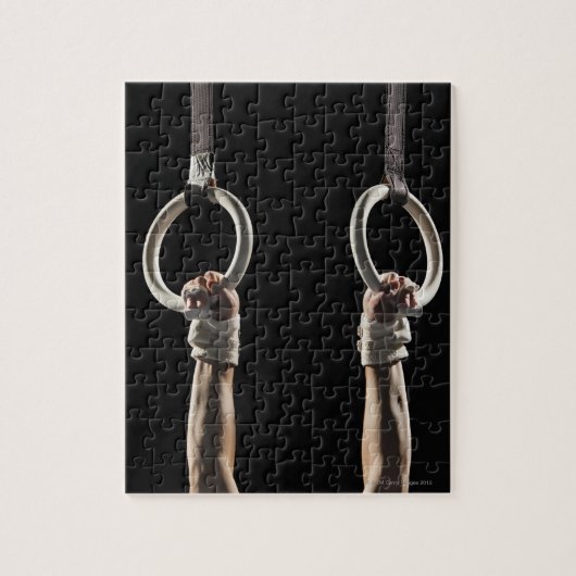 Gymnastikschwingen aus Ringen 2 Puzzle (Vertikal)