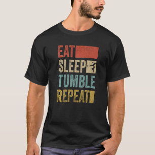 Gymnastiktänzerin Eat Sleep Tumble Repeat Gymnasti T-Shirt