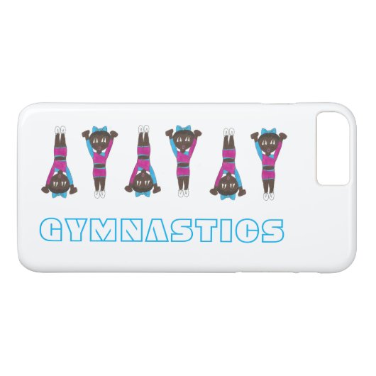 Gymnastikteam Tumbling Gym Gymnast Girl-Geschenk Case-Mate iPhone Hülle (Rückseite (Horizontal))