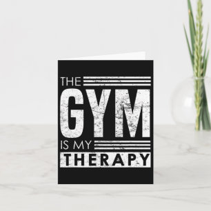 Gymnastiktherapie - Phrase zur Bodybuilding des Se Karte